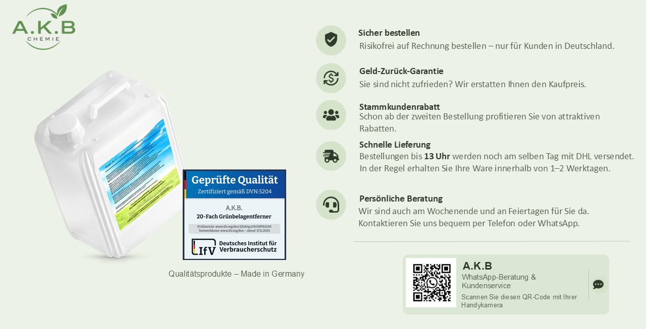 Startseite Banner Grünbelagentferner
