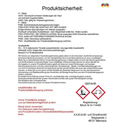 2.Wahl, A.K.B.600 (m²) Hochkonzentrat , Grünbelagentferner,(0463). 3x A.K.B.200
