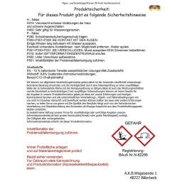 A.K.B. Algen- und Grünbelagentferner, 20-Fach Konzentrat , (0296zwi), (5 L Kanister + 0,5L Küchenreiniger) R
