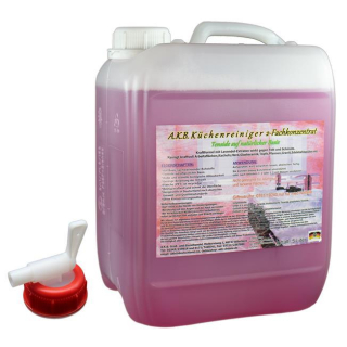Sonderpreis,10L 2-Fachkonzentrat, A.K.B. Küchenreiniger , aus natürlichen Tensiden, 5710 (+ 0,5 L gebrauchsfertig mit Sprühkopf)
