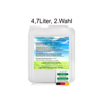 Alte Charge/2.Wahl 4,7L minimun, A.K.B. Algenentferner ,Grünbelagentferner 20-Fach Konzentrat,(4,7L Kanister)